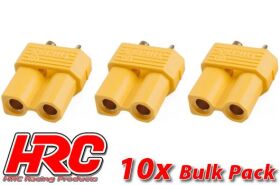 HRC Racing Stecker XT30 weibchen (10 Stk.) Gold / HRC9091B