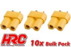HRC Racing Stecker XT30 weibchen (10 Stk.) Gold / HRC9091B