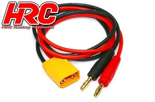 HRC Racing Ladekabel 4mm Bullet zu XT90 Stecker 600mm Gold / HRC9109-6
