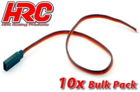 HRC Racing Servo Kabel JR Buchse30cm Länge BULK 10...