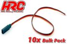 HRC Racing Servo Kabel JR Buchse30cm Länge BULK 10 Stk. / HRC9217B