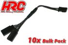 HRC Racing Kabel Y UNI (FUT) Schwarz/Schwarz/Schwarz BULK 10 Stk. / HRC9239KB
