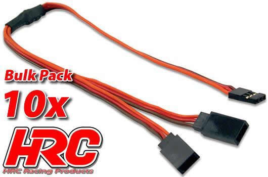 HRC Racing Kabel Y JR typ 14cm BULK 10 Stk. / HRC9249B