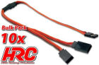 HRC Racing Kabel Y JR typ 14cm BULK 10 Stk. / HRC9249B