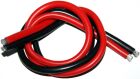 HRC Racing Kabel 10 AWG / 5.2mm2 Silber (1050 x 0.08) Rot und Schwarz (0.5m jedes) / HRC9511