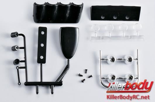 KillerBody Karosserieteile 1/10 Touring / Drift Scale Zusätzlicher Scheinwerfer / KBD48058