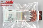 KillerBody Karosserie Monster Truck Scale Vorlackiert Rubik Flame pattern fits Traxxas E-Maxx/Revo / KBD48205