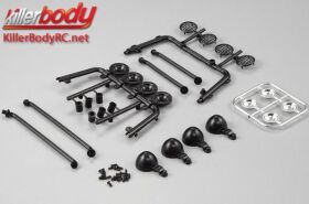 KillerBody Karrosserieteile 1/10 Truck Scale Zusätzlicher Scheinwerfer für Ladeflächen / KBD48237