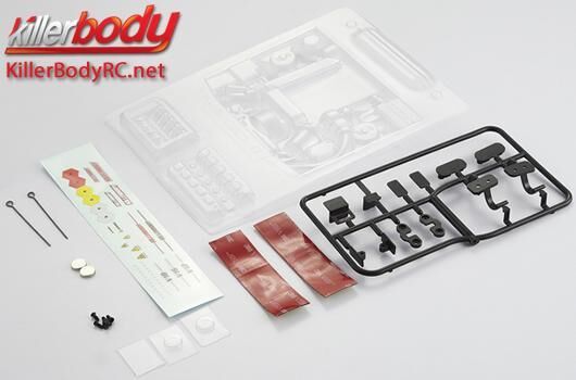 KillerBody Karrosserieteile 1/10 Zubehör Scale Modifiziert vertikale Motor / KBD48246