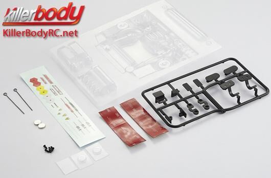 KillerBody Karrosserieteile 1/10 Zubehör Scale Modifiziert Quermotor / KBD48247