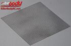 KillerBody Karrosserieteile 1/10 Zubehör Scale Rostfreier Stahl modifiziert Gitter von Luftzufuhr 100x100mm Oval Schwarz / KBD48267