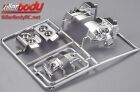 KillerBody Karrosserieteile 1/10 Touring / Drift Scale Chrome Scheinwerferträger für Lancia Delta HF Integrale / KBD48293