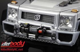 KillerBody Karrosserieteile 1/10 Zubehör Scale Hacken und Ösen Set (Diecast alloy) Silber / KBD48350