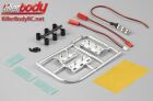 KillerBody Lichtset 1/10 TC/Drift Scale LED Nummerplate mit LED Unit Set / KBD48351