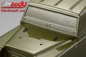 KillerBody Karrosserieteile 1/10 Zubehör Scale Hacken und Ösen Set (Diecast alloy) Schwarz / KBD48361