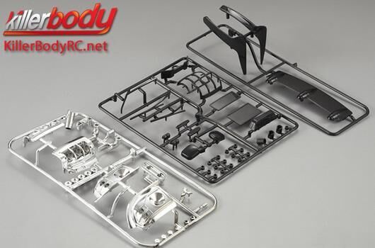 KillerBody Karrosserieteile 1/10 Crawler Scale Plastik Teile Satz für Mitsubishi Pajero EVO 1998 / KBD48405