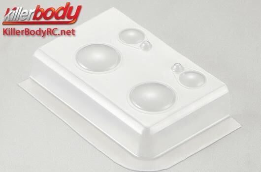 KillerBody Karosserie Zubehör 1/10 Crawler Scale Transparent Linse von Scheinwerfern für Warrior / KBD48448