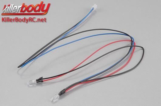 KillerBody Lichtset 1/10 Scale LED Unit Set 2x Blau 5mm LEDs / KBD48464