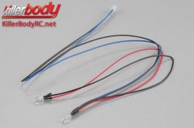 KillerBody Lichtset 1/10 Scale LED Unit Set 2x Blau 5mm...