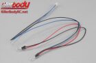 KillerBody Lichtset 1/10 Scale LED Unit Set 2x Blau 5mm LEDs / KBD48464