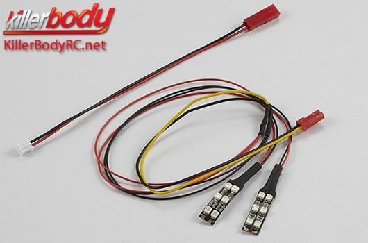 KillerBody Lichtset 1/10 Scale LED Unterbogen mit SMD LED Unit Set 12x Blau LEDs / KBD48468