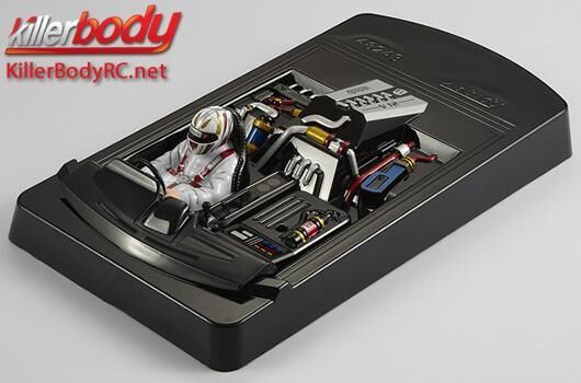 KillerBody Karosserie Teilen 1/10 Touring / Drift Scale Hintere-Motor Cockpit Set (Fahrer an Rechts) Fertig / KBD48500