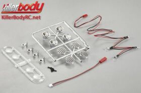 KillerBody Lichtset 1/10 TC/Drift Scale LED...