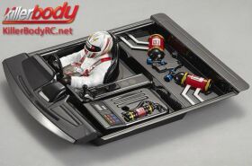 KillerBody Karosserie Teilen 1/10 Truck Scale Cockpit Set...