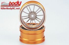 KillerBody Felgen 1/10 Touring Scale 12mm Hex CNC...