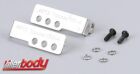 KillerBody Body Parts 1/10 Accessory Scale Bumper Connecting Parts (Stainless Steel) for KBD48710 on Traxxas TRX-4 chassis 4.53 4.72 Tire / KBD48713