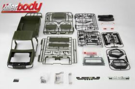 KillerBody Karosserie 1/10 Crawler Traxxas TRX-4 Scale Fertig lackiert Box Toyota Land Cruiser 70 Military Green / KBD48733