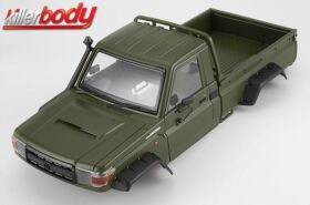 KillerBody Karosserie 1/10 Crawler Traxxas TRX-4 Scale Fertig lackiert Box Toyota Land Cruiser 70 Military Green / KBD48733