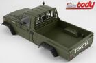 KillerBody Karosserie 1/10 Crawler Traxxas TRX-4 Scale Fertig lackiert Box Toyota Land Cruiser 70 Military Green / KBD48733