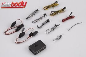 KillerBody Light Kit 1/10 Scale LED Unit Set 17 3mm LEDs...