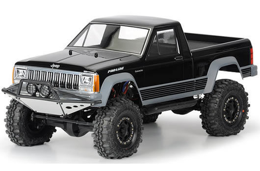Pro-Line Karosserie 1/10 Crawler Unlackiert Jeep Comanche Full Bed für 12.3 Wheelbase Crawler / PRO336200