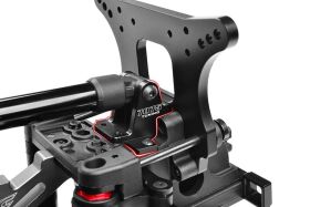 Team Corally Chassis Brace Holder Shock Tower Stiffener Front Swiss Made 7075 T6 Black Made in Italy 1 pc / C-00180-827