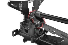 Team Corally Chassis Brace Holder Shock Tower Stiffener Rear Swiss Made 7075 T6 Black Made in Italy 1 pc / C-00180-828