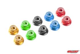 Team Corally Aluminium Sechskantmutter Selbstsichernd M3...
