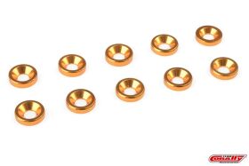 Team Corally Aluminium Unterlegscheibe for M3 Linsenkopfschrauben AD=10mm Gold 10 St / C-3211-30-0