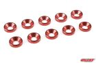 Team Corally Aluminium Unterlegscheibe for M4 Linsenkopfschrauben AD=12mm Rot 10 St / C-3211-40-5