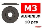 Team Corally Aluminium Unterlegscheibe for M3 Linsenkopfschrauben AD=15mm Gun Metal 10 St / C-3212-30-3