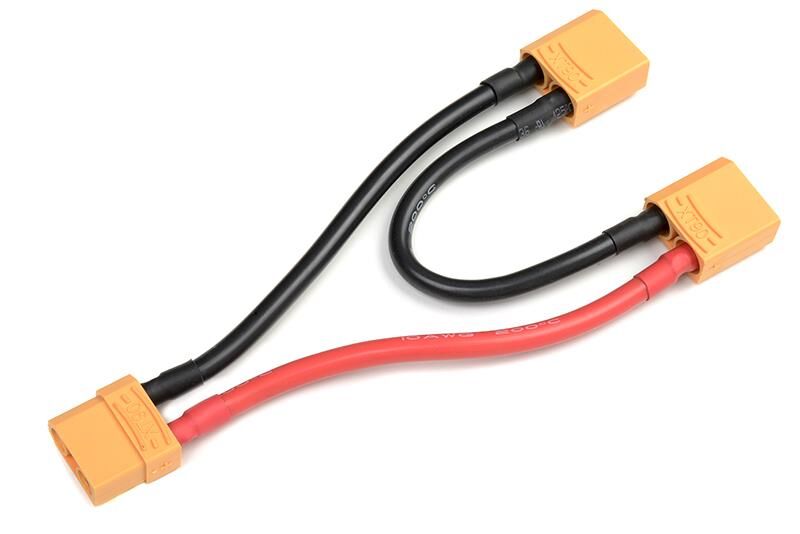 Revtec Power V-Kabel Seriell XT-90 10AWG Silikon Kabel 12cm 1 St / GF-1321-020