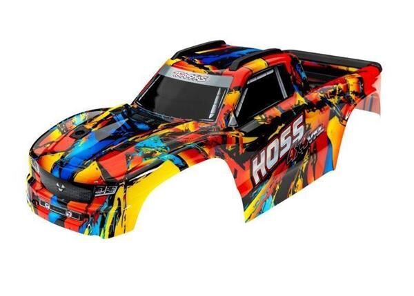 TRAXXAS Karo Hoss 4X4 VXL Solar-Flare inkl. Aufkleber&Karo-Clips v/h / TRX9011R
