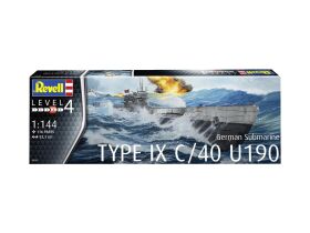 Revell Modellbausatz German Submarine Type IX C/40 U190 / 05167