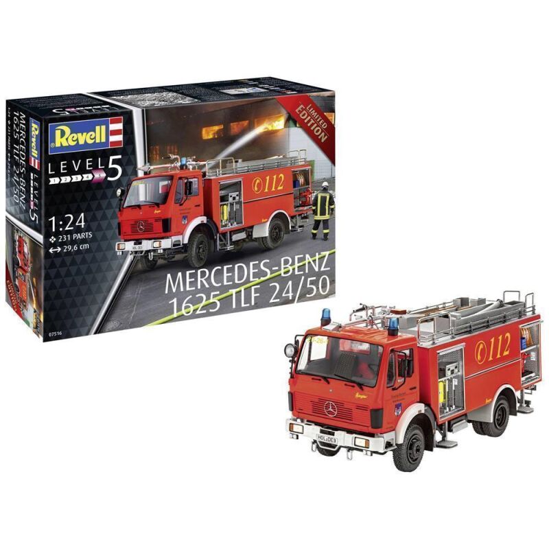 Revell Modellbausatz Mercedes-Benz 1625 TLF 24/50 / 07516