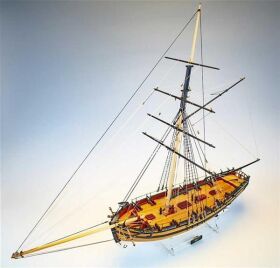 Vanguard Models Standmodell Baukasten HM Cutter Alert 1777 Bausatz 1:64 / 25311