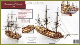 Krick Duches of Kingston 1778 Königliche Yacht Standmodell Bausatz 1:64 / 25315