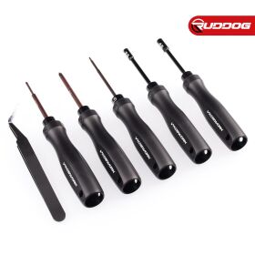 Koswork Mini-Z Mini Car Tool Set (6pcs) (Alum Tri Handle)...