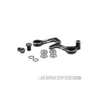 JConcepts RC10T aluminum steering bellcranks, black (Fits – Team Associated RC10T) / JCO2931-2