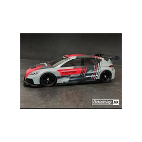 Bittydesign HIBERYA-M 1/10 clear body (for M-Chassis) / BD210225-HYB